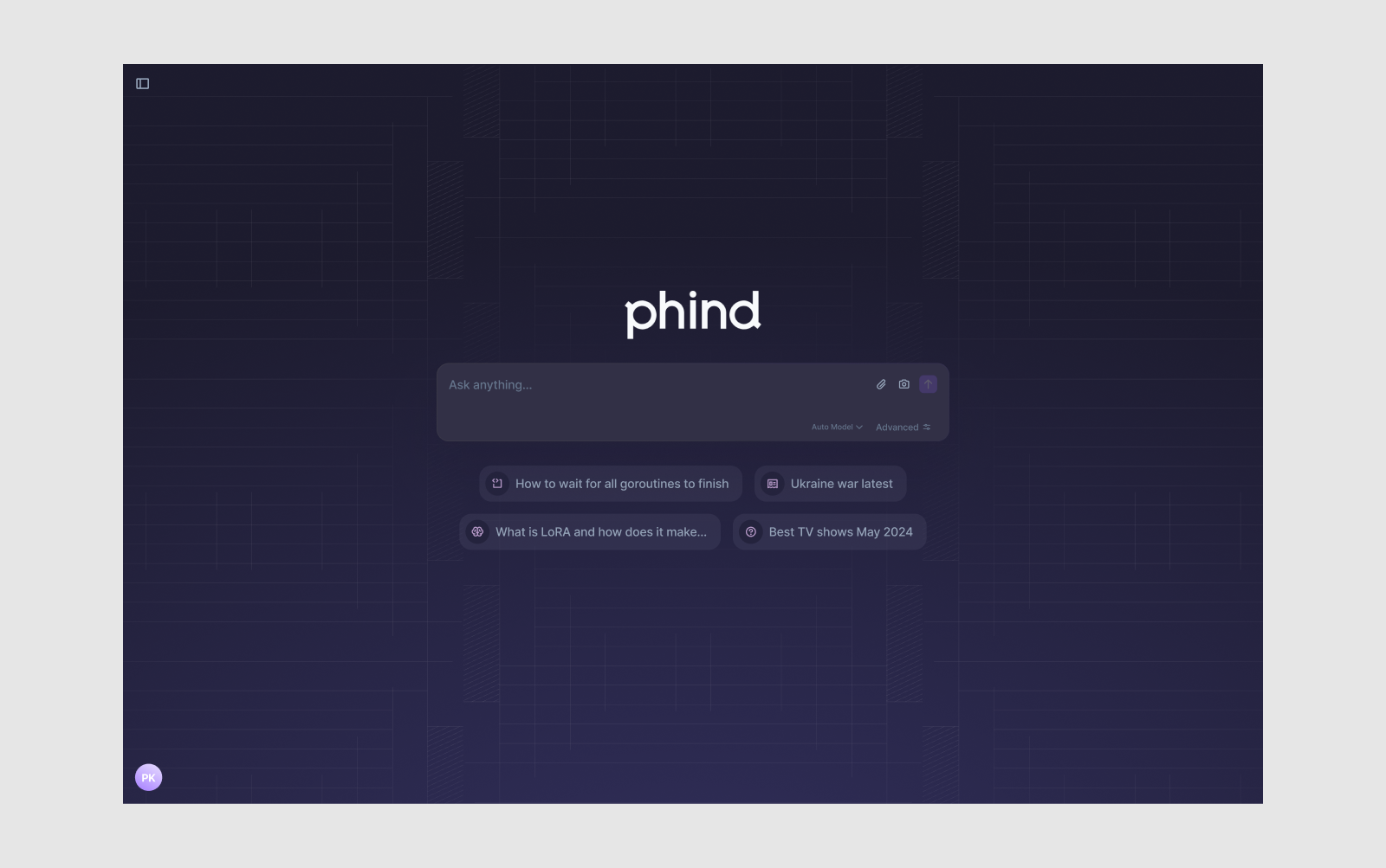 Phind project preview